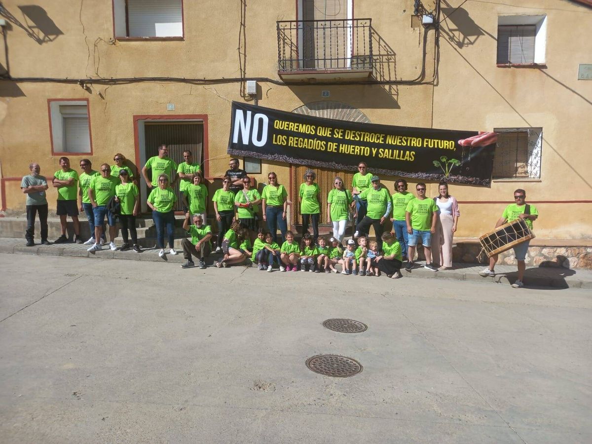 Protesta dels veïns de Salillas i Huerto